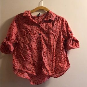 H&M DIVIDED Cropped Blouse